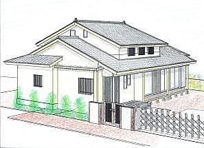 唐津　工務店　松本建設　パース